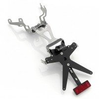 Nastavitelný držák RIZOMA s osvětlením SPZ a odrazkou pro motocykly TRIUMPH Street Triple/R (13-)